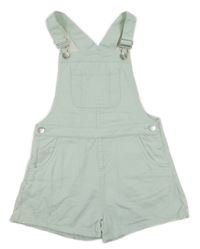 Světlezelené riflové laclové kraťasy F&F