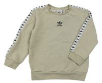 Béžová mikina s logem Adidas