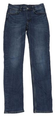 Tmavomodré skinny fit rifle H&M