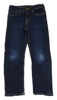 Tmavomodré straight rifle H&M