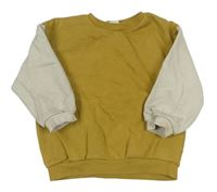 Okrovo-svetlobéžová mikina H&M