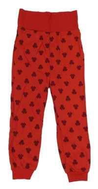 Červené tepláky s Minnie Disney