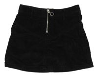 Čierna menšestrová sukňa Matalan