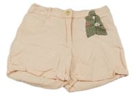 Broskvové kraťasy ORCHESTRA