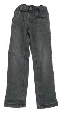 Sivé skinny teplákové rifle famy