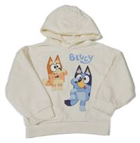Smetanová oversize mikina s Bluey a Bingo a kapucí PRIMARK