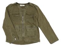 Khaki rifľová bunda H&M