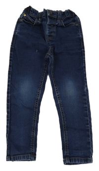 Tmavomodré skinny rifle Next