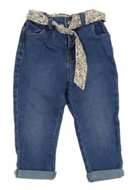 Modré rifle s páskem Obaibi