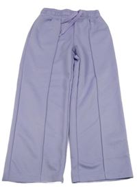Lila športové široké tepláky H&M