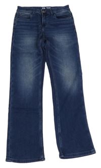 Tmavomodré teplákové straight rifle C&A