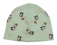 Zelenkavá bavlněná čepice s Minnie H&M