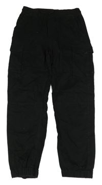 Černé jogger cargo rifle H&M