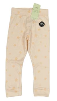Meruňkové lehké tepláky s hvězdami M&S