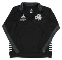 Čierna športová funkčná mikina s nápisom Select
