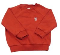 Červená mikina s nápisom F&F