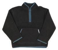 Tmavošedá huňatá podšitá mikina dunnes