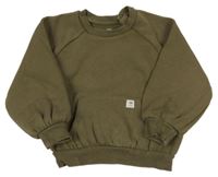 Khaki mikina s vreckom M&S