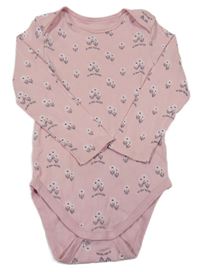 Růžové květované body C&A