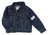 Nové - Tmavomodrá rifľová bunda s Mickeym Old Navy