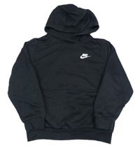 Čierna mikina s logom a kapucňou zn. Nike