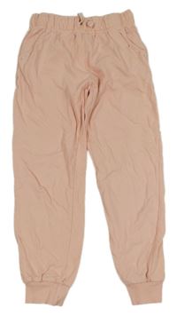 Svetloružové tepláky s kamienkami