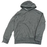 Šedá melírovaná mikina s kapucí M&S