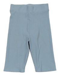 Svetlomodré rebrované elastické kraťasy V by Very