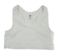 Bílá lambáda s nápisy H&M