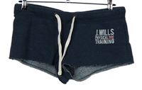 Dámské tmavomodré teplákové minikraťasy s nápisom Jack Wills