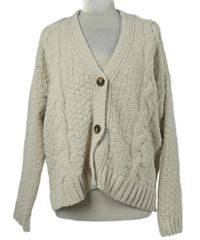 Dámsky béžový žinylkový prepínaci sveter Primark