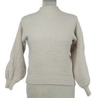 Dámský světlerůžový chlupatý svetr 