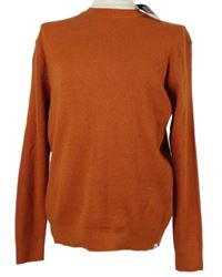 Nové - Pánský skořicový vzorovaný svetr M&S