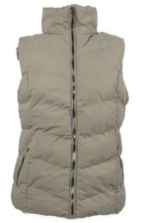 Dámská béžová šusťáková zateplená vesta Ridge&CO