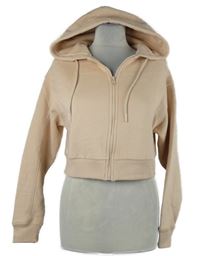 Dámská pudrová propínací mikina s kapucí F&F