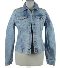 Dámská světlemodrá riflová bunda H&M