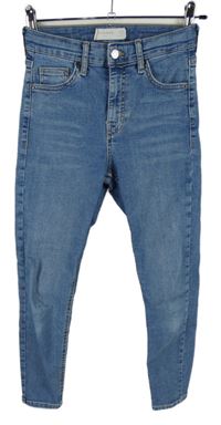 Dámske svetlomodré skinny rifle Topshop
