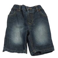 Tmavomodré rifľové kraťasy George