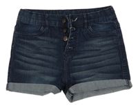 Tmavomodré rifľové kraťasy Page one young