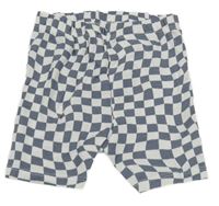 Modro-biele kockované kraťasy Primark