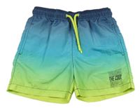 Modro-zelené plážové kraťasy Chapter young