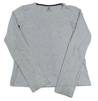 Sivé melírované tričko H&M