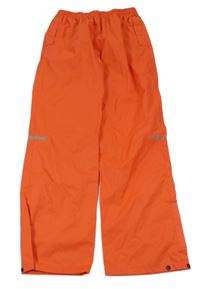 Červené šusťákové nepromokavé kalhoty Alive