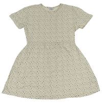 Pudrové bavlnené šaty s bodkami Primark