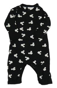 Černý pletený overal s Mickeym Disney + George 