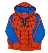 Červeno-zafírová prepínaci mikina s kapucí - Spider-man Marvel
