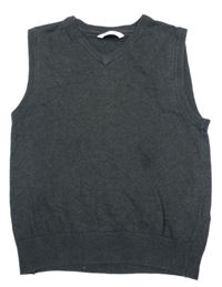 Sivá svetrová vesta M&S