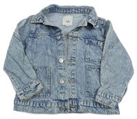 Modrá riflová prošívaná bunda River Island