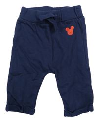 Tmavomodré tepláky s Mickeym Disney