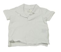 Biele polo tričko H&M